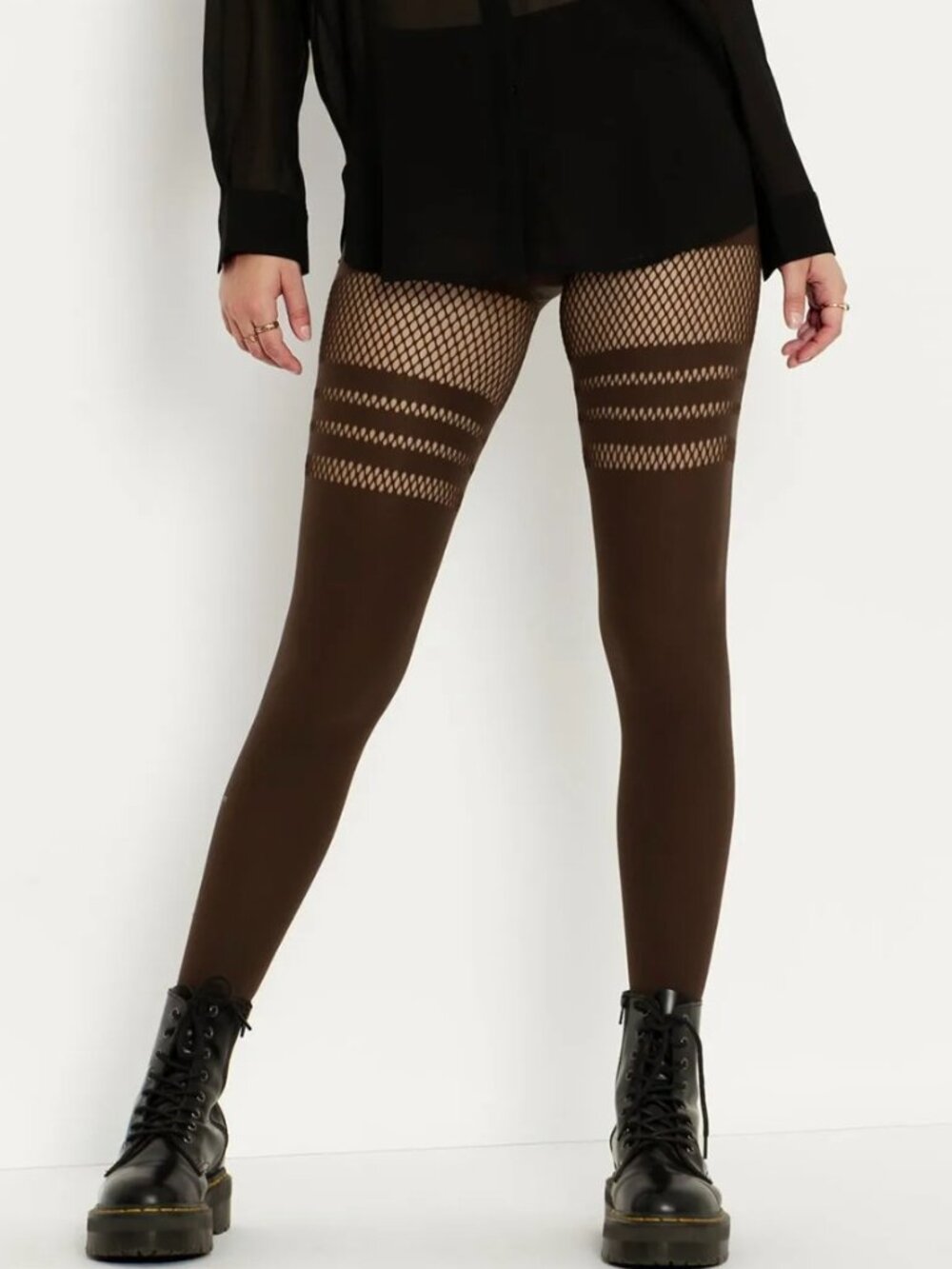 Blackmilk - Sport Stripes Brown Hoseiry - Limited